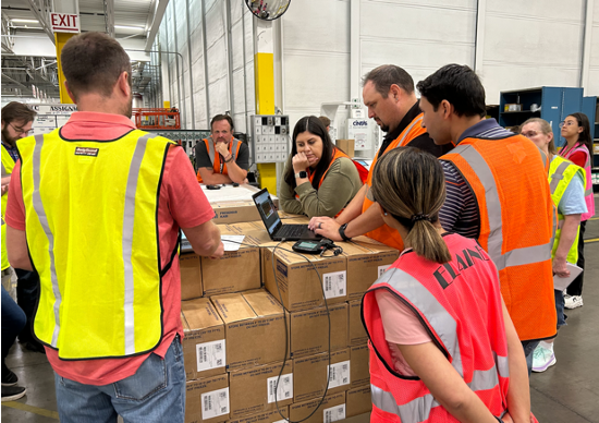 Qcam warehouse staff pic